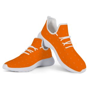 White Adult Mesh Knit Sneakers (CN)