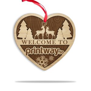 2 Layered Wooden Ornament (VN)