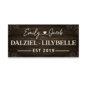 Rectangle Wooden Sign (VN)