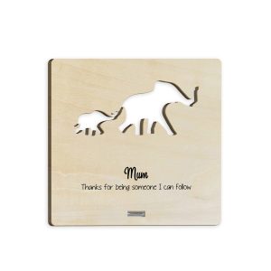 Custom Wooden Plaque Card (VN)
