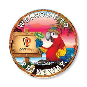 Round Wooden Sign 5mm (VN)
