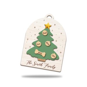 3 Layered Wooden Ornament (VN)