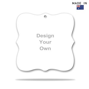 Aluminum Square Photo Ornament (AU)