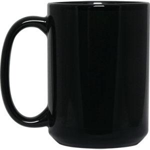 BM15OZ 15 oz. Black Mug