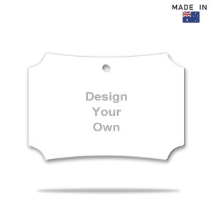 Aluminum Scalloped Photo Ornament (AU)
