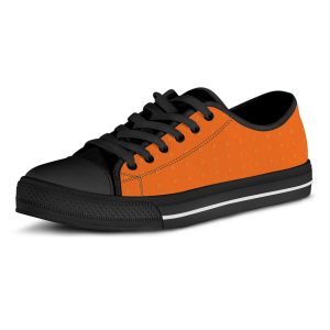 Adults Black Low Top Canvas Shoes (CN)