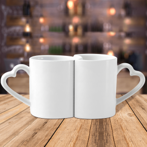 Heart handle mug set Heart handle mug set