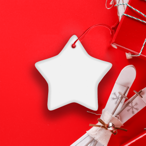 Star Ornament Ceramic Star Ornament